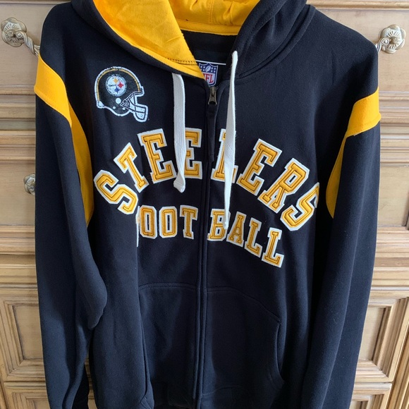 GIII Other - Men’s Pittsburgh Steelers Zip-Up Hoodie Size L
